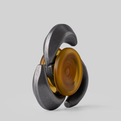 Fidget Slider – ZACLAB Rotten Banana | Stainless Steel Ultem PEI Push Slider EDC