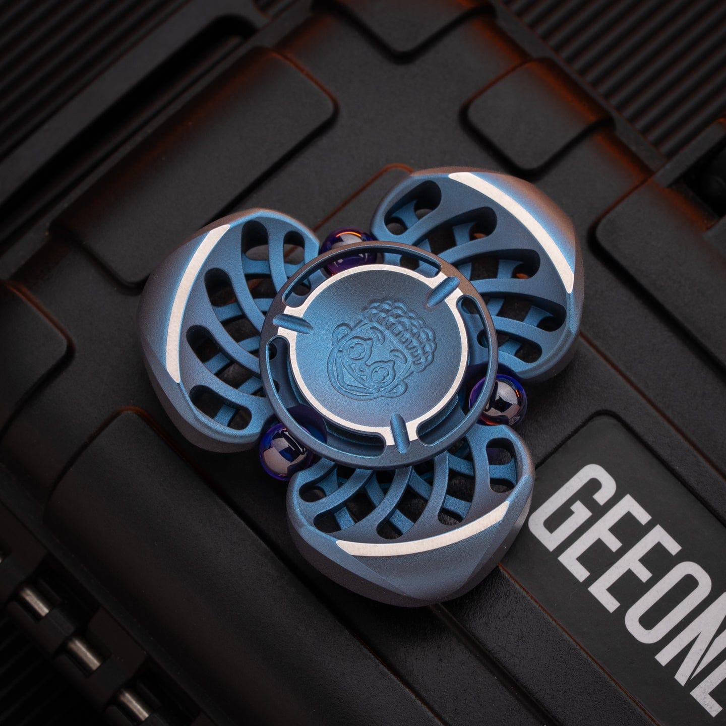 Fidget Spinner EDC – ZacLab Turbo | Titanium Zirconium Stainless Steel Spin Top