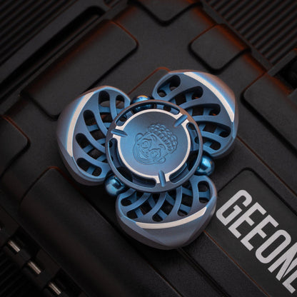 Fidget Spinner EDC – ZacLab Turbo | Titanium Zirconium Stainless Steel Spin Top