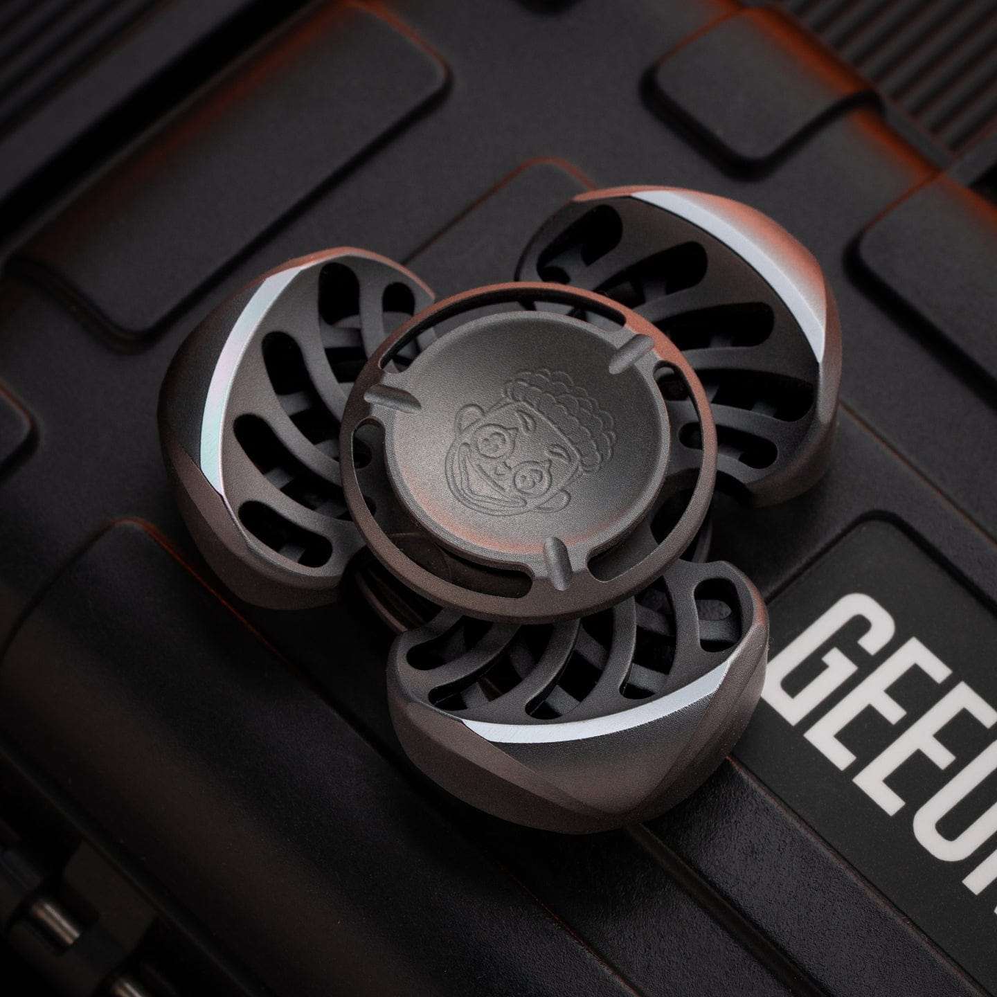 Fidget Spinner EDC – ZacLab Turbo | Titanium Zirconium Stainless Steel Spin Top