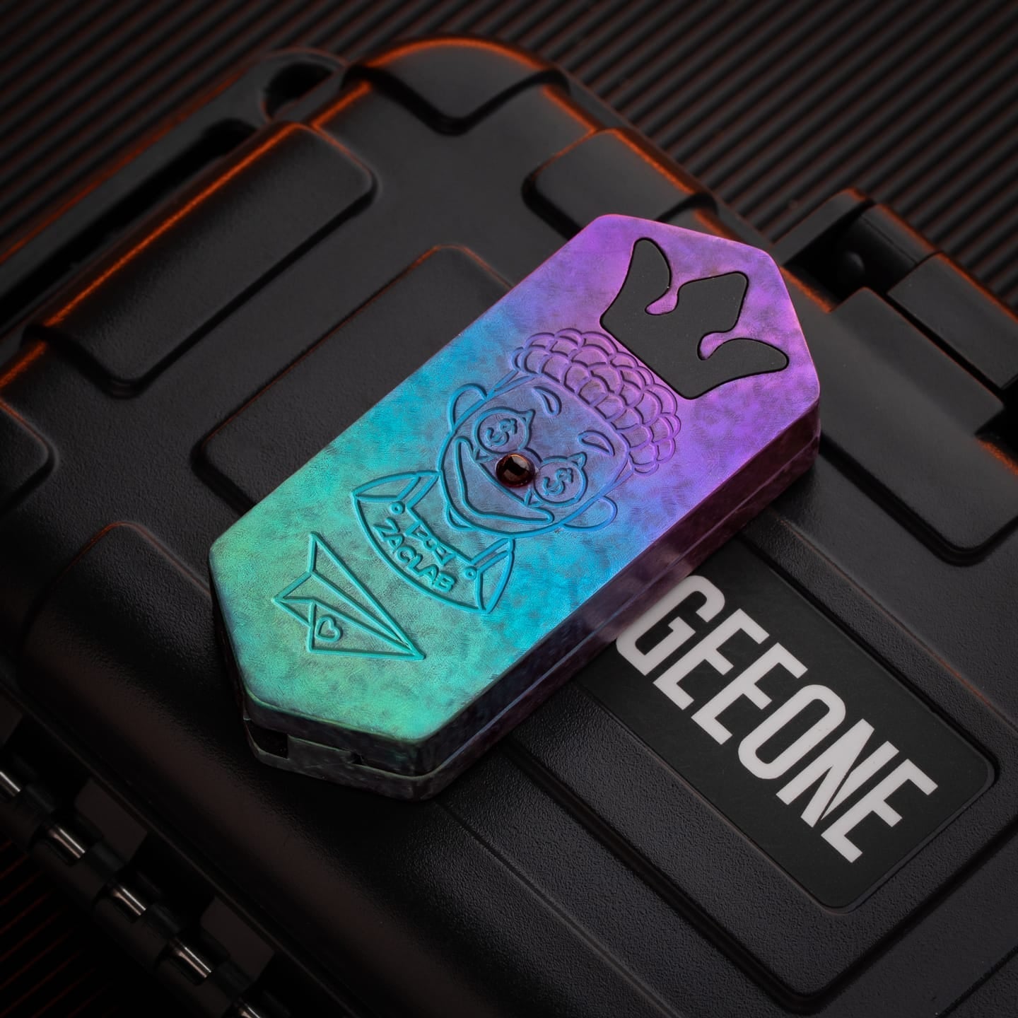Mechanical Slider – ZACLAB Plane | Crystal Titanium Zirconium PEEK PEI Push Slider