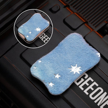 EDC Slider – Peacock Aura Sand | Stainless Steel Titanium Zirconium Sand Push Slider
