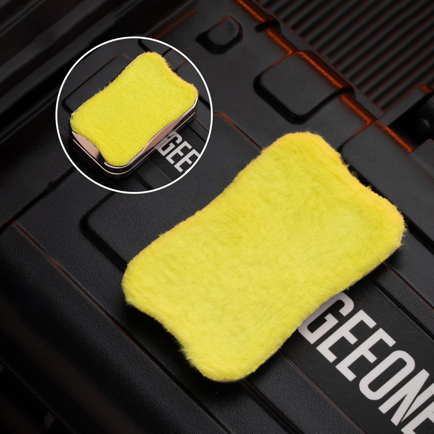 EDC Slider – Peacock Aura Sand | Stainless Steel Titanium Zirconium Sand Push Slider