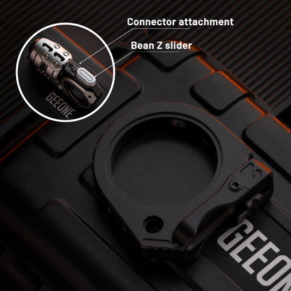 Push Slider – ZZ EDC Bean Z | Zirconium Titanium Stainless Steel PEI EDC Fidget