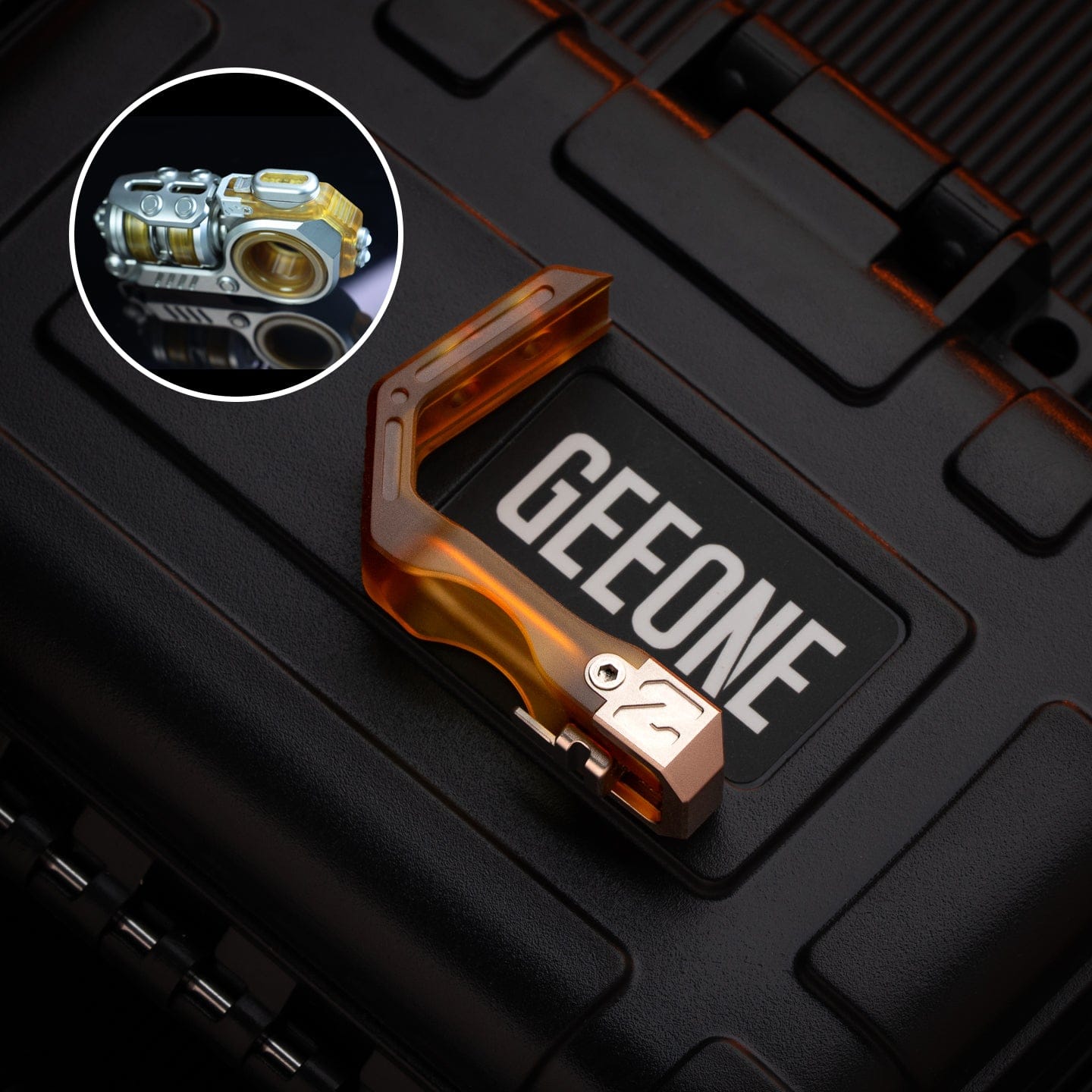 Push Slider – ZZ EDC Bean Z | Zirconium Titanium Stainless Steel PEI EDC Fidget